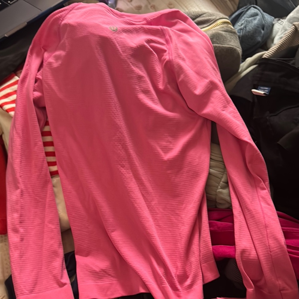 lululemon athletica Pink Long Sleeve Tee - Picture 2 of 4